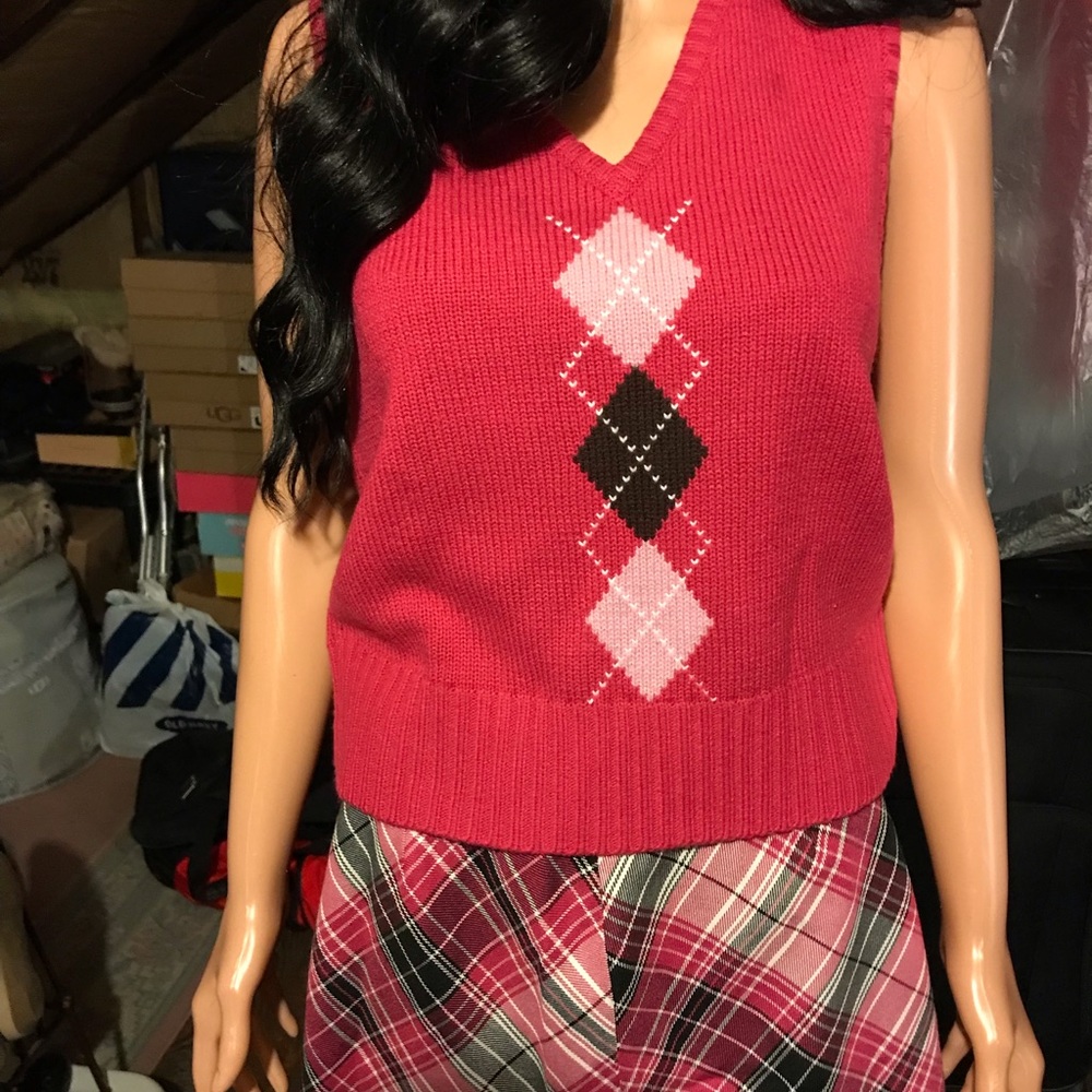 Women’s Boutique Europa Pink Vest Size M